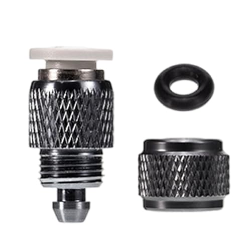 Fahoujs Leckfestes Aluminium CO2 Stecker Für Tanks Rotation Verstärkter Gasffizienz Wasserwerk Werkzeug Korrosionsbeständiges Aquarienadapter von Fahoujs