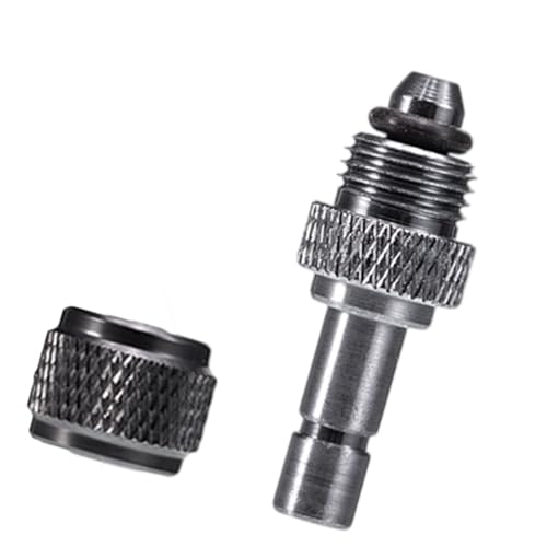 Fahoujs Leckfestes Aluminium CO2 Stecker Für Tanks Rotation Verstärkter Gasffizienz Wasserwerk Werkzeug Korrosionsbeständiges Aquarienadapter von Fahoujs