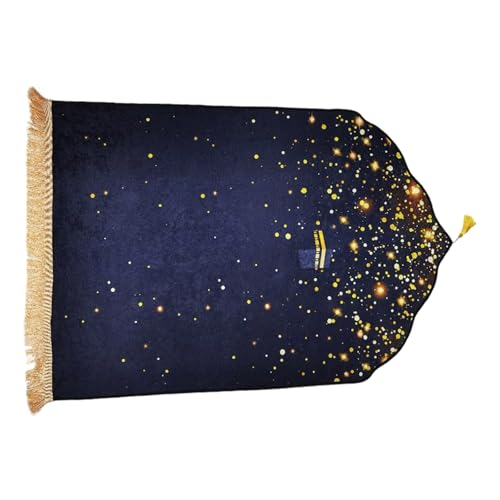 Fahoujs Maschinenwaschbare Traditionelle Muslime Gebetsteppiche 26x43inch Nicht Schlau Basis Traditionelle Blumen Spirituelle Teppiche Muslime von Fahoujs