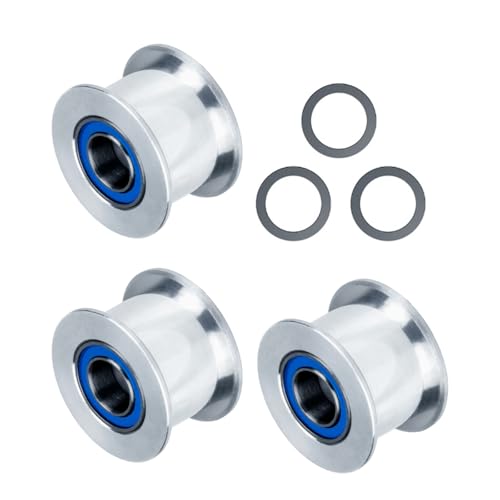 Fahoujs Metall Glatte Idlertiming Riemenscheibe Für Labor X1C/P1P/P1S 3D Drucker Teilscheibe Rad Timing Spanner Idler Austausch von Fahoujs