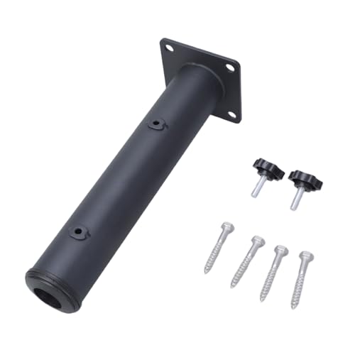 Fahoujs Metall Patios Regenschirmhalter Klemme Für Deck Geländer Mount Outdoor Parasol Basisstandhalterung Mit 4 Schrauben Einfache Installation von Fahoujs