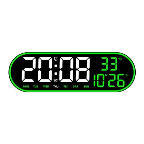 Fahoujs Moderner Digitaler Wecker Stille LED Digitale Wecker Mit Fernbedienungssteuerdatum Temperaturanzeige Täglich LED Takt Fahoujs Moderner Digitaler Wecker Stille LED Digitale Wecker Mit Fernbedienungssteuerdatum Temperaturanzeige Täglich LED Takt von Fahoujs