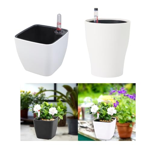 Fahoujs Pflanzentöpfe Selbstbewässerung Fauler Blütentöpfe Automatisch Pflanzer Automatisch Wasser Absorbierender Blütenknopf Mit Wasserstand Gerät Orchideenpflanze Fahoujs Pflanzentöpfe Selbstbewässerung Fauler Blütentöpfe Automatisch Pflanzer Automatisch Wasser Absorbierender Blütenknopf Mit Wasserstand Gerät Orchideenpflanze von Fahoujs