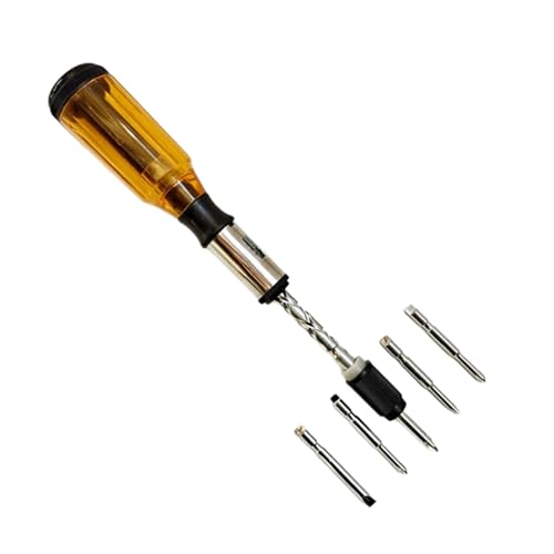 Fahoujs Push Pull Ratschen Schraubendreher Halbautomatische Einstellspiralen Ratchets Schraubendreher Mit 5-pcs Austauschbares Bit Halb Automatisch Fahoujs Push Pull Ratschen Schraubendreher Halbautomatische Einstellspiralen Ratchets Schraubendreher Mit 5-pcs Austauschbares Bit Halb Automatisch von Fahoujs