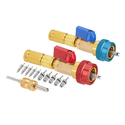 Fahoujs R134A Ventile Kerne Entferner Und Installationsprogramm Set Service Tool Set Klimaanlage Reparaturzubehör von Fahoujs