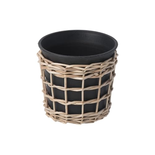Fahoujs Rattan Pflanzenkorb Indoor Handgewebt von Fahoujs