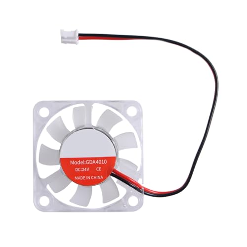 Fahoujs Ruhiger 4010 Hydrauliklager Lüfter 24 V Mit LED Licht Verbessert 3D Druckerfahrung Niedriges Geräusch von Fahoujs