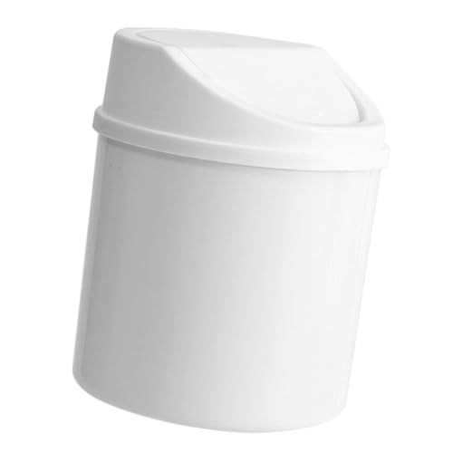 Fahoujs Space Efficient Swing Open Lid Abfallkorb Desktop Müll Mit Geruchsbeständiger Kunststoffmüllbehälter PP Swing Top Trash Dose Fahoujs Space Efficient Swing Open Lid Abfallkorb Desktop Müll Mit Geruchsbeständiger Kunststoffmüllbehälter PP Swing Top Trash Dose von Fahoujs