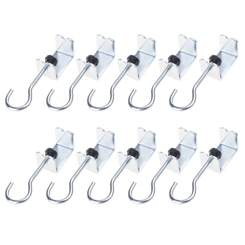Fahoujs Space Saving Steel Swivels Haken Für Schreibtisch Einfache Installation Raste Hanging Lösung Rucksäcke Regener von Fahoujs