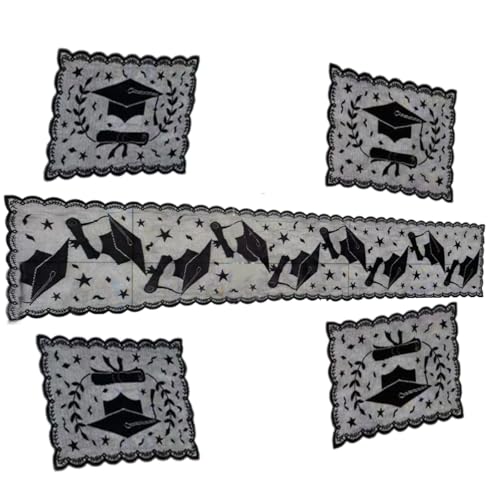 Fahoujs Tischtuch Elegant Schwarze Spitze Bestickte Tischdecke Tischläufer Für Partys Abendessen Abschlusssaison Verwenden Sie Polyesterabdeckung Fahoujs Tischtuch Elegant Schwarze Spitze Bestickte Tischdecke Tischläufer Für Partys Abendessen Abschlusssaison Verwenden Sie Polyesterabdeckung von Fahoujs