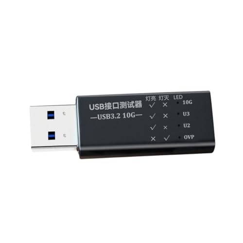 Fahoujs USB C Zu USB 3.2 Schnittstellen Testerdetektoren Mit Transparenten Und LED Anzeige In Echtzeit Leistungsüberwachung Fahoujs USB C Zu USB 3.2 Schnittstellen Testerdetektoren Mit Transparenten Und LED Anzeige In Echtzeit Leistungsüberwachung von Fahoujs
