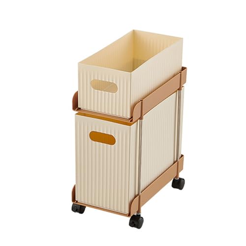 Fahoujs Vielseitiger Serviertrolley Multifunktionaler Lagerregal Für Zeitschriftenbücher Snacks Praktische Küchenorganisation Tool von Fahoujs