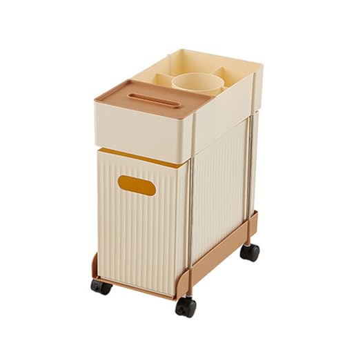 Fahoujs Vielseitiger Serviertrolley Multifunktionaler Lagerregal Für Zeitschriftenbücher Snacks Praktische Küchenorganisation Tool von Fahoujs
