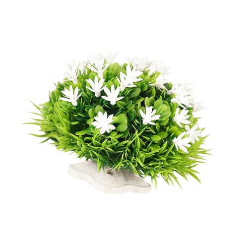 Fishtanks Dekoration Pflanze Realistische Blütengraspflanze Sicher Und Einfach Für Den Hausgebrauch Und Aquarien Ornament Realistische Dekore von Fahoujs