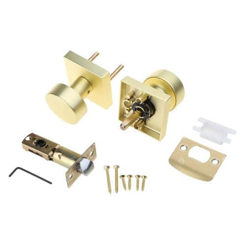 Gebürstete Goldene Türknöpfe Innenarchitekturstil Türknöpfe Goldene Innentürknöpfe Upgrades Für Schlafzimmer Und Badezimmer Gebrauch von Fahoujs