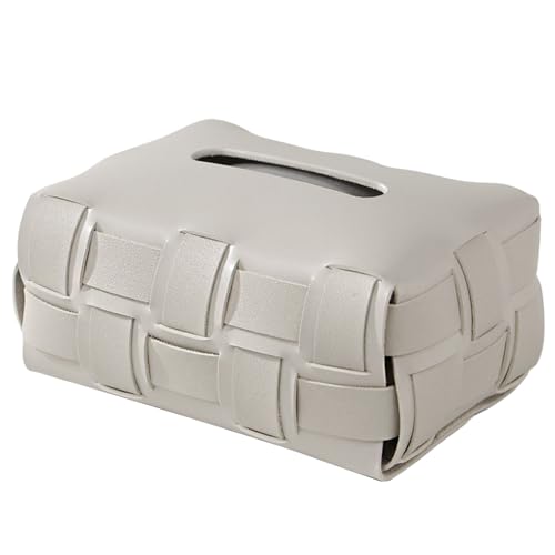 Gewebte Leder Tissue Box Abdeckung Vielseitiger Ledergewebe Aufbewahrungsbox Mode Dekorative Gewebespender Gewebte Leder Tissue Box Abdeckung Vielseitiger Ledergewebe Aufbewahrungsbox Mode Dekorative Gewebespender von Fahoujs