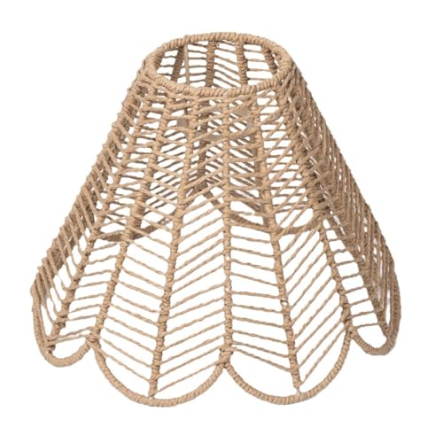 Handgewebte Rattan Lampenschirme Easy Installation Deckenleichter Schatten Papier Seil Und Eisentextur Perfekt Für Haushaltsinterieur Leuchten Schatten Handgewebte Rattan Lampenschirme Easy Installation Deckenleichter Schatten Papier Seil Und Eisentextur Perfekt Für Haushaltsinterieur Leuchten Schatten von Fahoujs