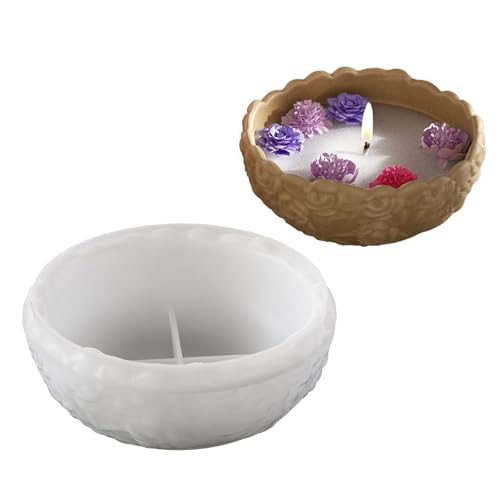 Harzgussformen Aufbewahrungsschale Form Sukkulente Pflanzerform Vase Formen Silikontextur Für Handgefertigte Handwerksprojekte von Fahoujs
