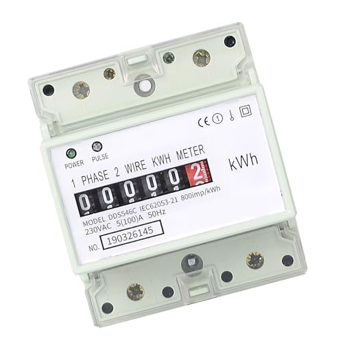 Hochgenamter 230 V Einphase Stromverbrauchsmessgerät Mit Einfacher Installation Für Haushalts Und Kommerzielle Anwendungen Industrieenergiemessgerät Hochgenamter 230 V Einphase Stromverbrauchsmessgerät Mit Einfacher Installation Für Haushalts Und Kommerzielle Anwendungen Industrieenergiemessgerät von Fahoujs