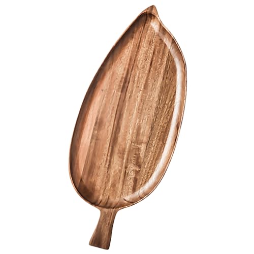 Holzblattform Tablett Große Lebensmittellagerplatte Elegante Tees Snacks Sushi Servierplatte Für Küchen Essen Holzblattform Tablett Große Lebensmittellagerplatte Elegante Tees Snacks Sushi Servierplatte Für Küchen Essen von Fahoujs