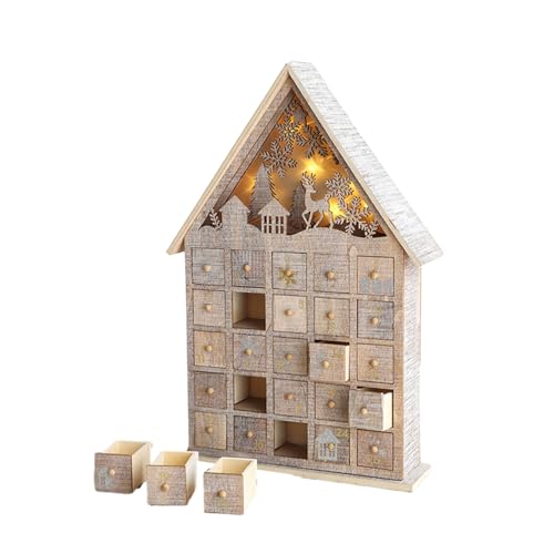 Holzvorteile Kalender Mit LED LED LED LED ELUMINIERTE Holzvorteile Kalender Mit 24 Schubladen Für Weihnachtsabdeckungen Holzvorteile Kalender Mit LED LED LED LED ELUMINIERTE Holzvorteile Kalender Mit 24 Schubladen Für Weihnachtsabdeckungen von Fahoujs