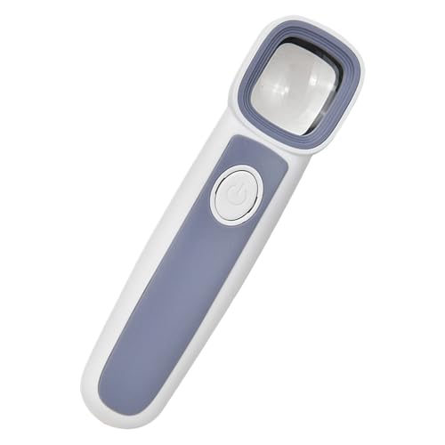 Illuminaten Lesermesser Mit 3 LEDs Großer Beleuchteter Lupe Multifunktion Handheld Lupe Für Detaillierte Inspektion von Fahoujs
