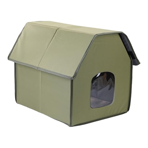 Isolierte Outdoor Katzen Haus Einfache Baugruppe Design Für Winterfeste Bettzelt Katzen Und Kleines Haustier Warmes Haus Mit Isolierung von Fahoujs