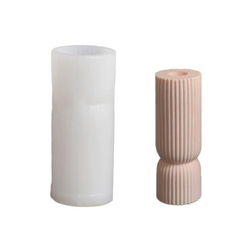 Kerzenform Silikonkerker Herstellung Dekoration Kerzenepoxidharze Formen Gussform Formen Back Silikonform von Fahoujs