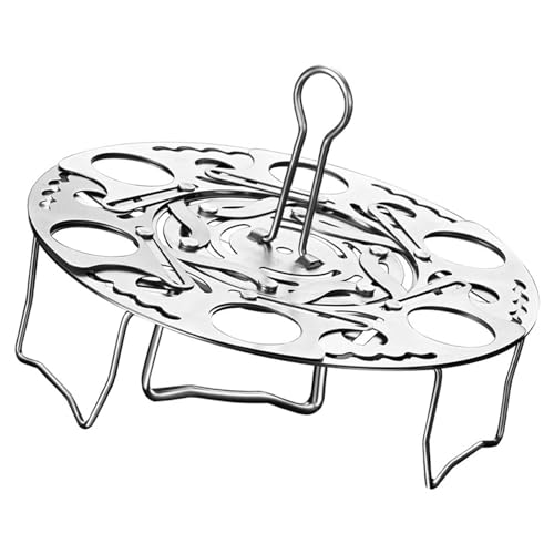 Klapper Dampfregal Erweiterbarer Dampferkorb 304 Stahlstahl Textur Geeignet Für Und Meeresfrüchte Kochen von Fahoujs