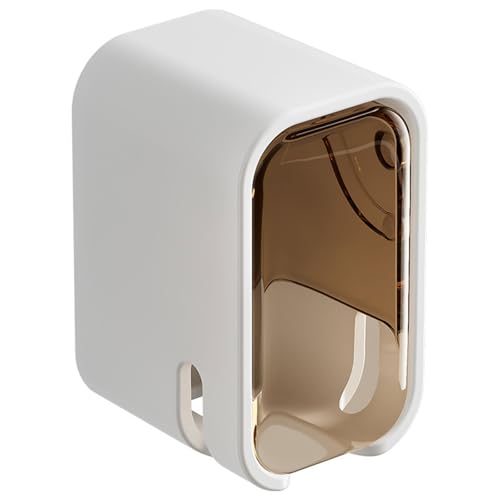 Klebzahnbürstenhalter Wandmontage Badezimmerlager Mit Staubdichtem Kompaktem Hygienischen Zahnbürstenregal Mit Abdeckung von Fahoujs