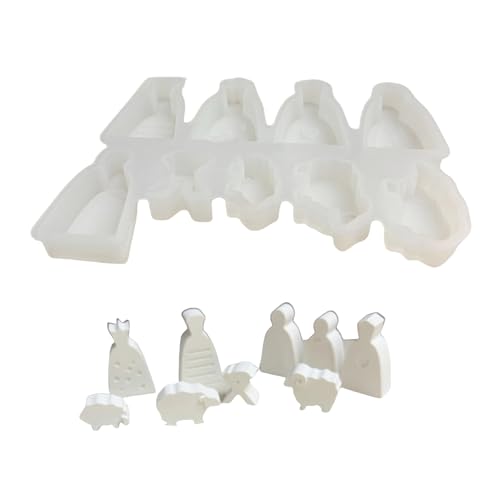 Krippe Kerzen Und Harzkunstwerk Schimmelpilze Komplizierte Designs Die Advent Kerze Silikonformen Für Saisonale Künste Gips Dekoration Formen Krippe Kerzen Und Harzkunstwerk Schimmelpilze Komplizierte Designs Die Advent Kerze Silikonformen Für Saisonale Künste Gips Dekoration Formen von Fahoujs