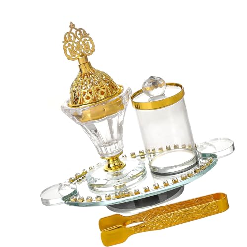 Künstlerische Rotierende Verweihungsbrenner Mit Glas Für Raum Und Heimat Mittelstücke Arabische Styles Tischplatte Dekore Rotierende Tablett Schneiderhalter von Fahoujs