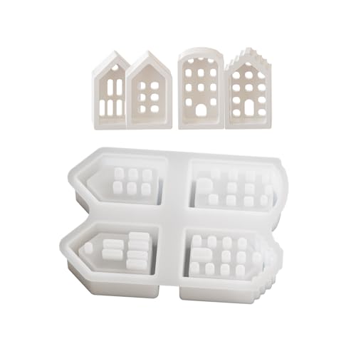 Mehrzweckhausform Schlüsselbund Stabiler Silikonform Tragbares Harz Set Accessoire Für Einzigartige Schmuckherstellung Set Crafting Form von Fahoujs