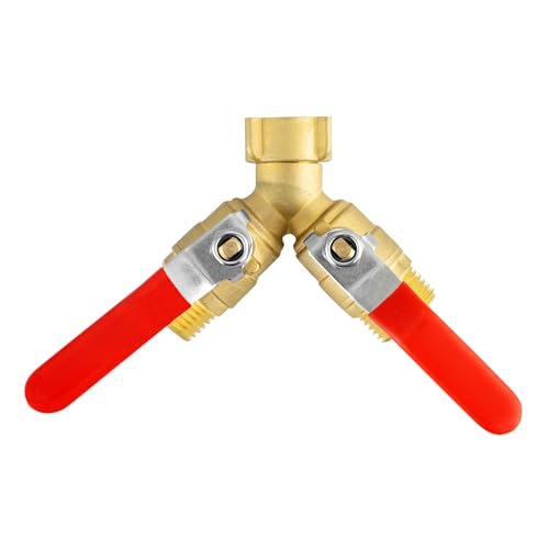 Mehrzweckprofi Außenwasser Splitter Mit Robusten Messingmaterialien Und Ergonomischen Grip Designs Garten Verwenden Leckdosenschlaucharmaturen von Fahoujs