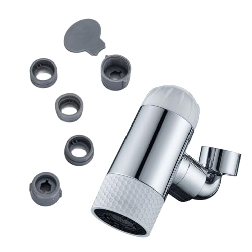 Multifunktional 720 ° Rotierende Wasserhahndüse Einstellbare 720 ° Drehleistung TAP End ABS & Metall Zur Verbesserung Der Wassereffizienz Verstärkt von Fahoujs