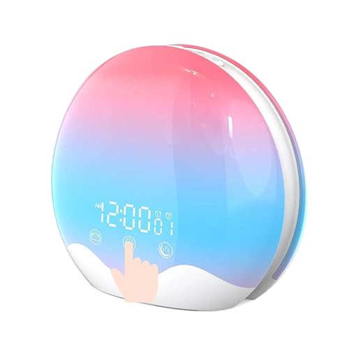 Multifunktionaler Wecksuhr Wecker Mit Simuliertem Sonnenaufgang Und Farbton Lampe Weihnachtsgeschenkschlafzimmerbettlampe Multifunktionaler Wecksuhr Wecker Mit Simuliertem Sonnenaufgang Und Farbton Lampe Weihnachtsgeschenkschlafzimmerbettlampe von Fahoujs