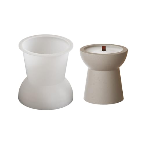 Multiple Size Runde Robuste Silikonform Set Tragbares Zubehör Für Bastelversorgungen Kerzenherstellung Gips Basteln von Fahoujs
