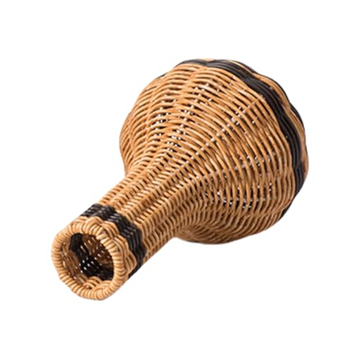 Nachahmung Rattan Gewebte Vase Künstliche Getrocknete Blumenkorb Blumen Arrangementhalter Behälter Für Home Table Decors von Fahoujs