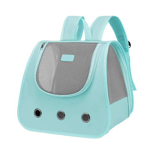 Outdoor Katzen Mit Atmungsaktivem Geräumigen Beutel Haustier Rucksack Bequeme Schulter Für Kleine Tiere OxfordFabric Haustierträger Rucksack von Fahoujs