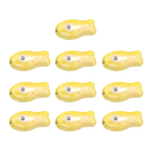 Packung Von 10 Farbenfrohen Retro Keramikfischperlen Handgefertigten Abstandshalter Charme Für Halskettenarmbänder Schmuckhandwerkszubehör Handbemalte Keramikperlen Für Armbänder von Fahoujs