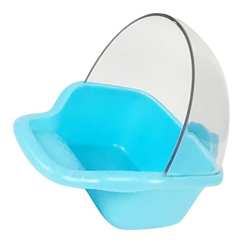 Plastikhänge Vogelbad Futtermittelfutter Klare Nonspill Food Bowl Für Sittichkäfig Duschzubehör Panoramablade Für Käfig von Fahoujs