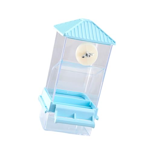 Fahoujs Plastikpapageien Feeder Clear Vogelkäfig Lebensmittelspender Behälter Einfacher Nachfüllung Für Kleine Vögel Mit Anti Clogging Funktionspapageifutter Fahoujs Plastikpapageien Feeder Clear Vogelkäfig Lebensmittelspender Behälter Einfacher Nachfüllung Für Kleine Vögel Mit Anti Clogging Funktionspapageifutter von Fahoujs