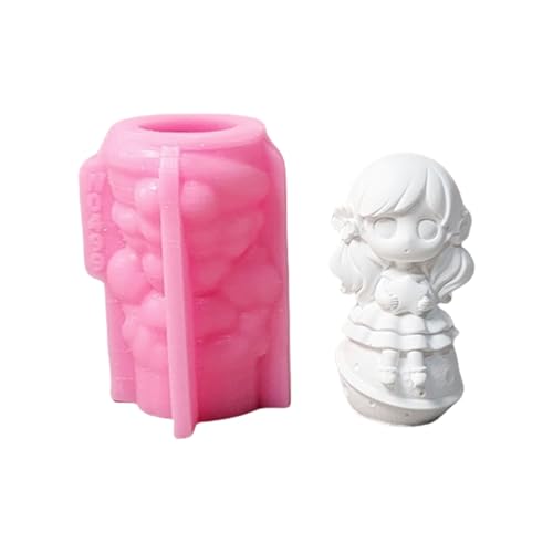 Prinzessin Silikonkerzenform Kleines Mädchen Statue Silikonformen Für Epoxidharzkerzenseife Gipsdekoration Machen Prinzessin Silikonkerzenform Kleines Mädchen Statue Silikonformen Für Epoxidharzkerzenseife Gipsdekoration Machen von Fahoujs