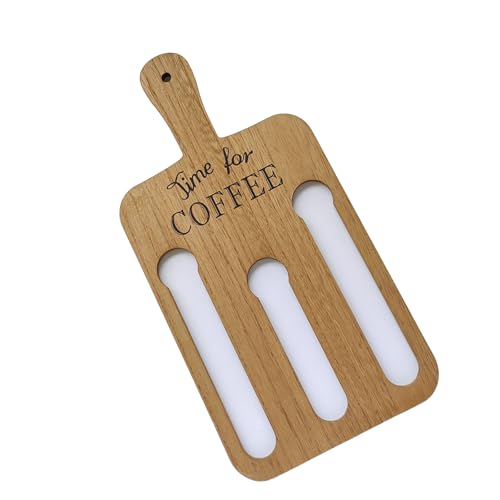 Rechteckige Kaffeeschoten Rack Mit Espresso Speicherorganisator Platz Sparende Wandmontage Für Und Arbeitsbereiche von Fahoujs