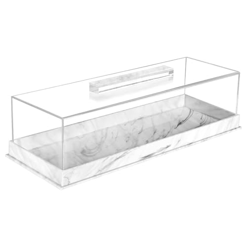 Rechteckige Kuchenschalen Display Box Mit Klarem Deckel Acryl Kuchenhalter Staubsicherer Kuchenständer Für Kuchen Und Dessert Geeignet von Fahoujs
