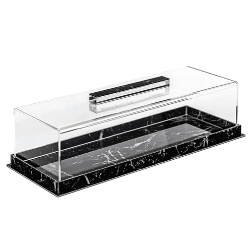 Rechteckige Kuchenschalen Display Box Mit Klarem Deckel Acryl Kuchenhalter Staubsicherer Kuchenständer Für Kuchen Und Dessert Geeignet von Fahoujs