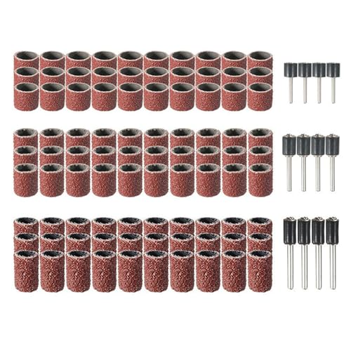 Schleifen Drum Set Sandbänder Ärmel Drum Dorree Für Rotationswerkzeug Zum Polieren Von Holznägeln Harzentfernung Pediküre Werkzeug Schleifenschläsche Für Mahlen von Fahoujs