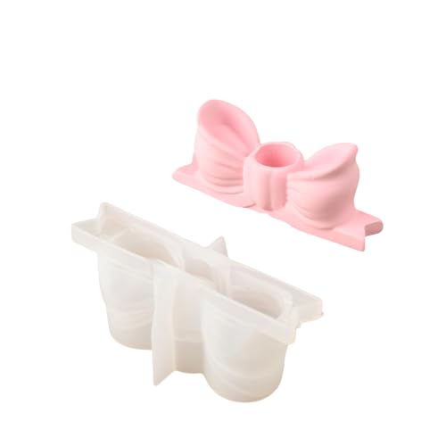 Schleifen Kerzenhalter Silikonformen Epoxidharzformen Bowtie Beton Kerzenlestick Pflaster Gussformen Schleifen Kerzenhalter Silikonformen Epoxidharzformen Bowtie Beton Kerzenlestick Pflaster Gussformen von Fahoujs