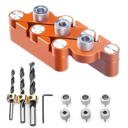 Selbstzentrierende Doweling Jig Alignment Tool Austauschbare Bohranleitung 13-32 Mm Klemmkapazität Haltbarkeit Aluminium Jig Aluminiumlegierung Dübel Drill Lokator Selbstzentrierende Doweling Jig Alignment Tool Austauschbare Bohranleitung 13-32 Mm Klemmkapazität Haltbarkeit Aluminium Jig Aluminiumlegierung Dübel Drill Lokator von Fahoujs