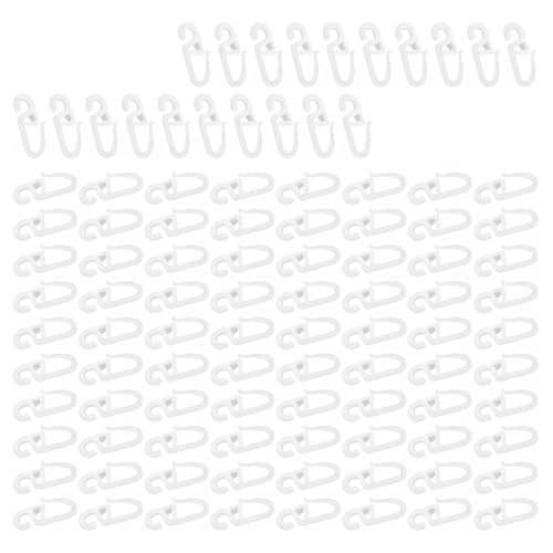 Set Von 100 S Formvorhangriemenscheiben Haken Kämpfer Mit Mehreren Spurtypen Vorhangstreckenschienen Gliders Clip Set von Fahoujs